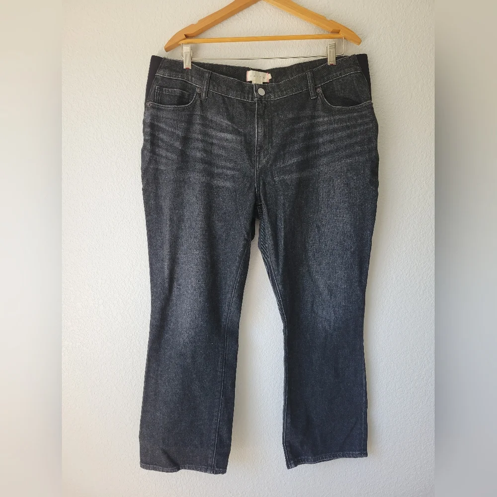 Hatch the Crop Maternity Jean in black, 34